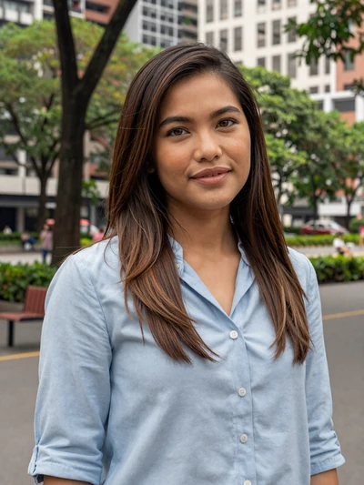Filipino woman Angela from Manila seeking committed relationship and K-1 visa partnership