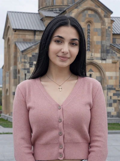 Young Armenian woman Mariam from Gyumri open to finding love online