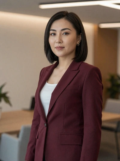 Kyrgyz professional Bermet from Bishkek ready for meaningful connection