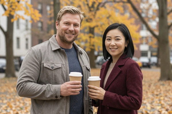 Tom and Mei international couple from USA and China found love on LesyaLove