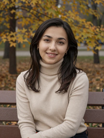 Young Turkmen single Guncha from Balkanabat ready for meaningful connection online